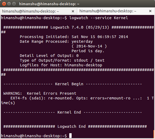 logwatch-kernel