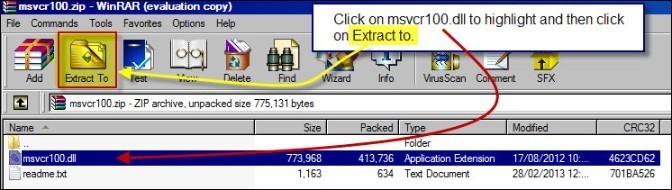 msvcr100dll-extract-zip-file