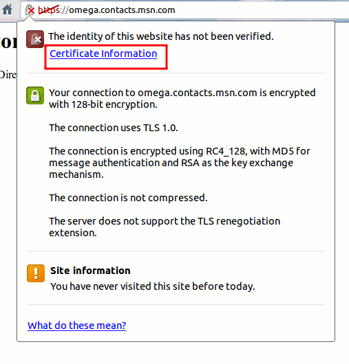 pidgin-certificate-information